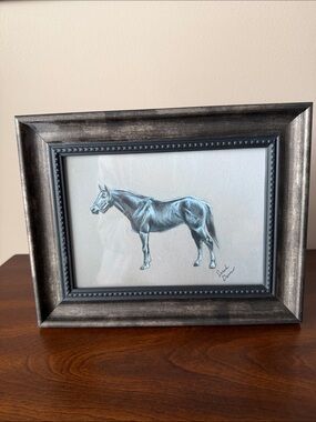 Framed Horse Sketch in 5 x 7 Frame